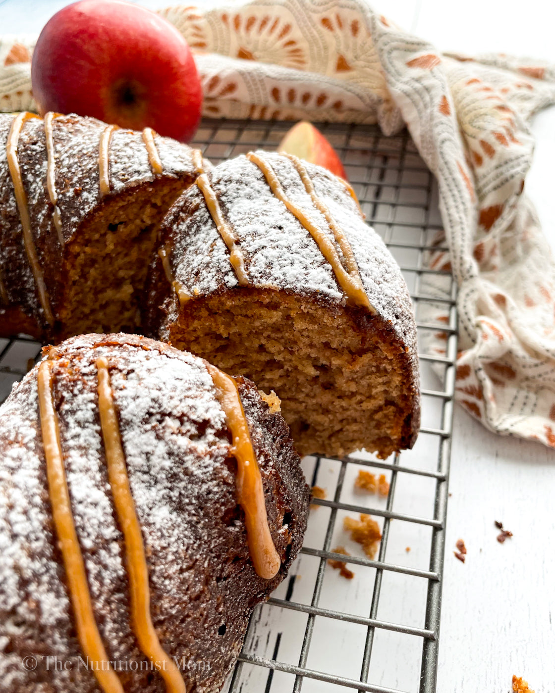 Apple Spice Protein Bundt Cake