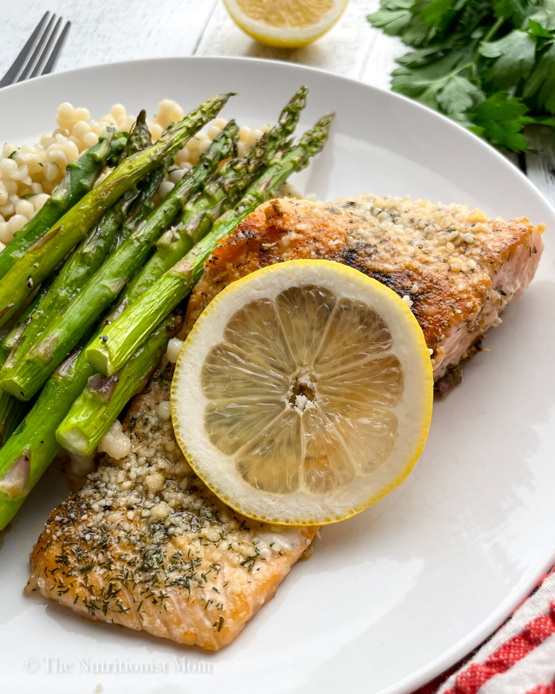 Image of Lemon Dill Parmesan Salmon