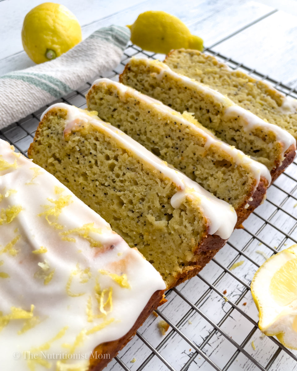 Lemon Poppyseed Protein Bread (Dairy Free)