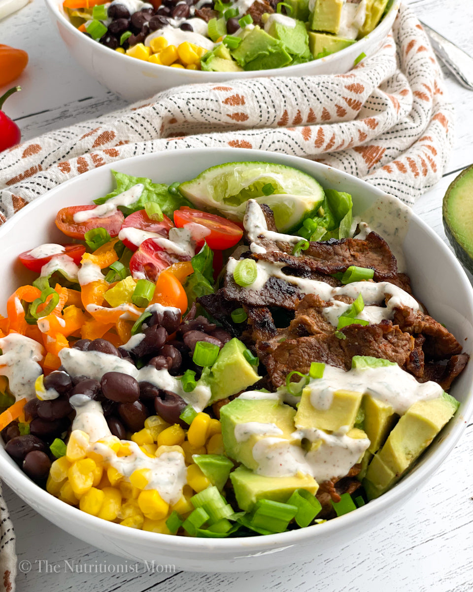 Southwest Steak Salad (Gluten Free)