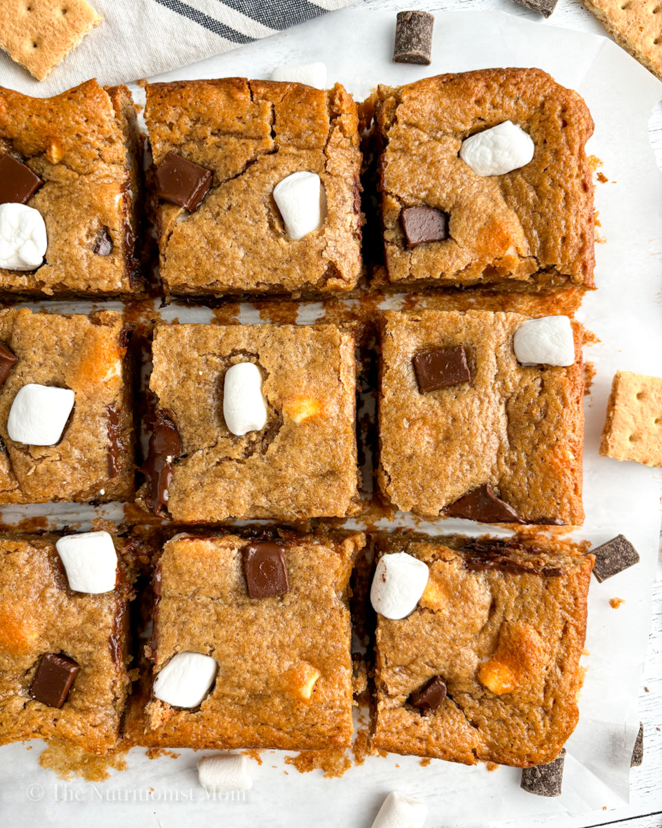 S'mores Collagen Protein Blondies