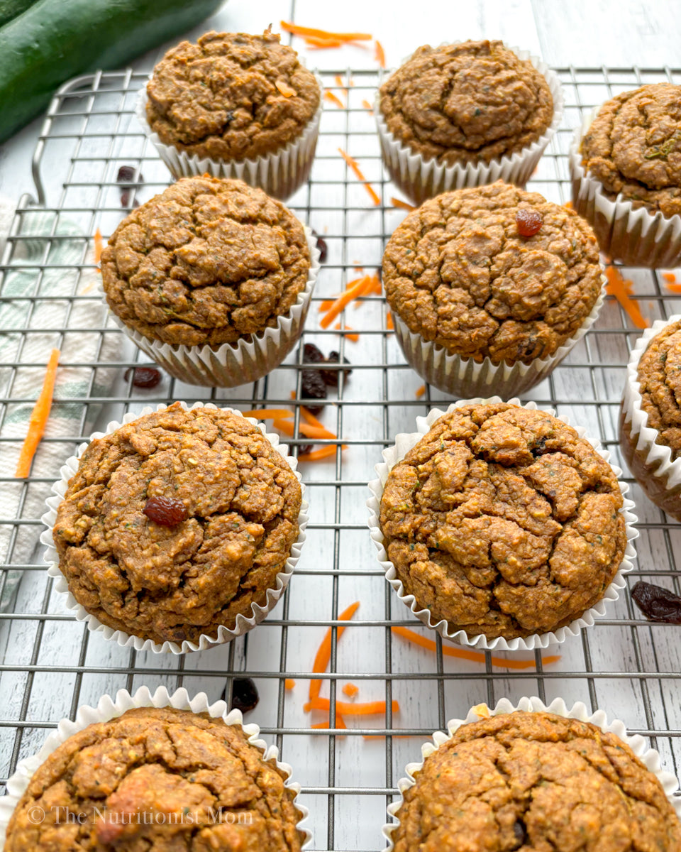 Veggie Packed Protein Muffins (Dairy Free)