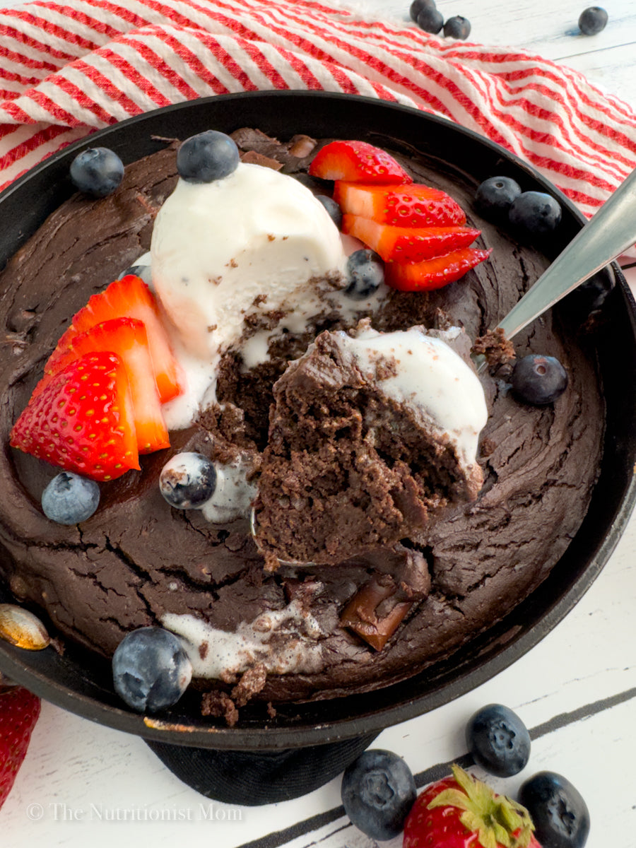 SKILLET PROTEIN BROWNIE (DAIRY FREE)