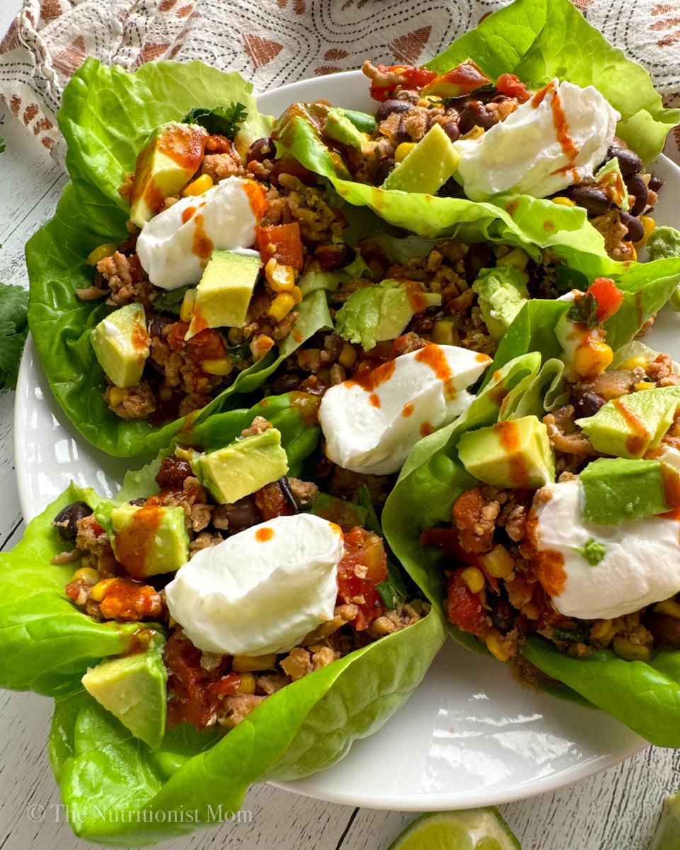 Southwest Chicken Lettuce Wraps