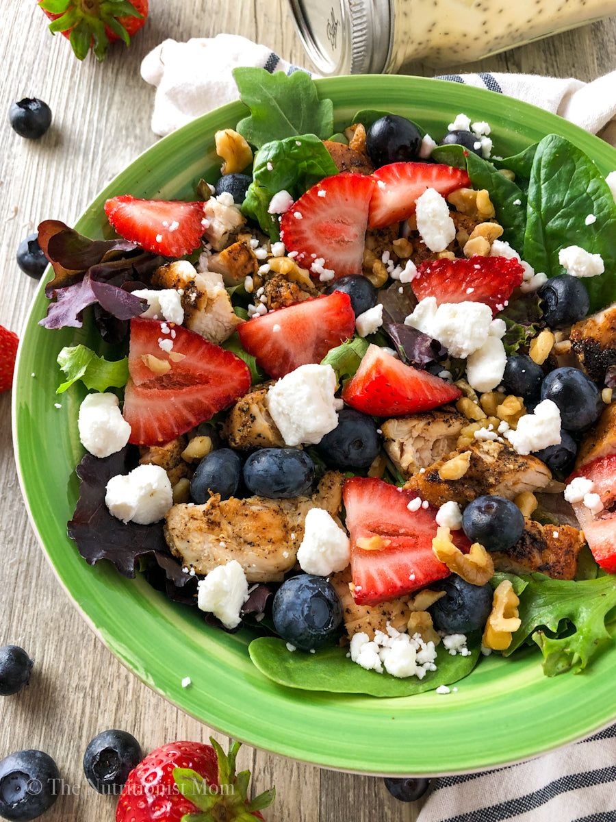 Summer Berry Chicken Salad (Gluten Free)