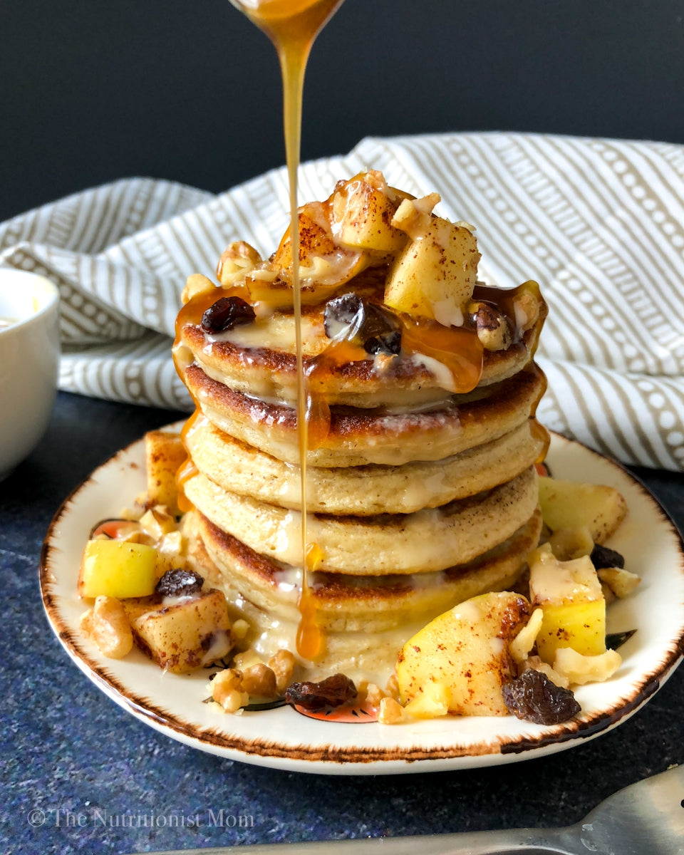 3-INGREDIENT PANCAKES & SUGAR FREE CARAMEL