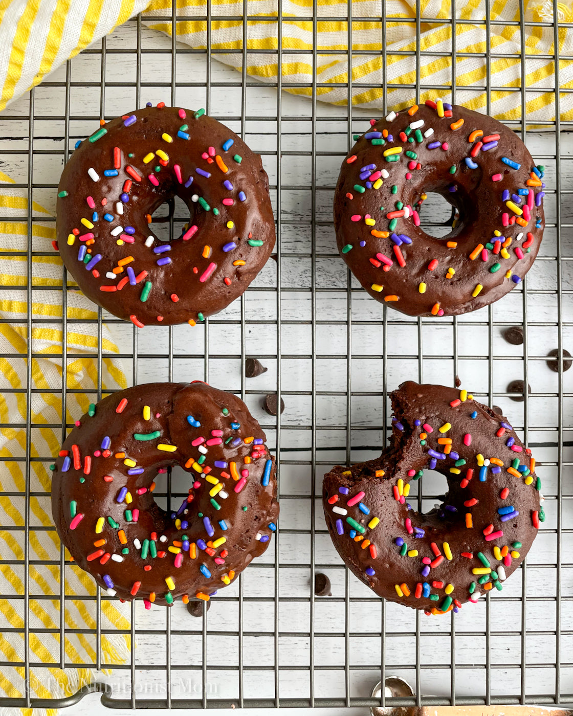 CHOCOLATE GLAZED PROTEIN DONUTS (DAIRY FREE)