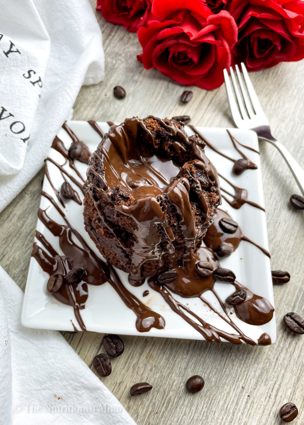 HAZELNUT MOCHA PROTEIN MUG CAKE