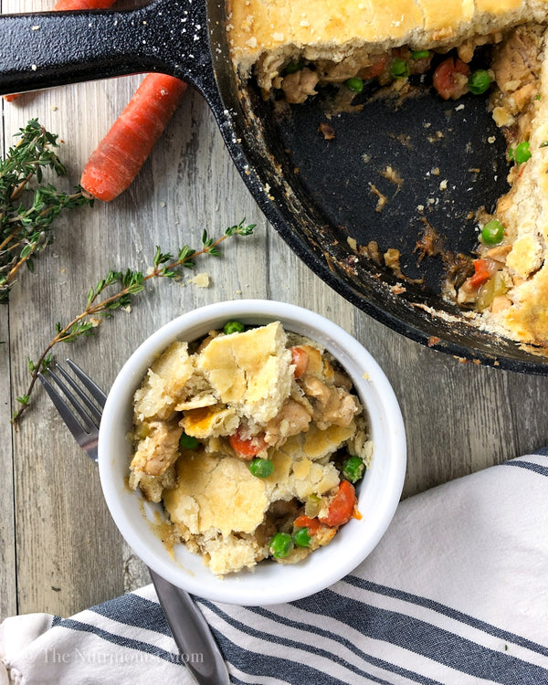 HEALTHY CHICKEN POT PIE (GLUTEN FREE) - Nutritionist Mom
