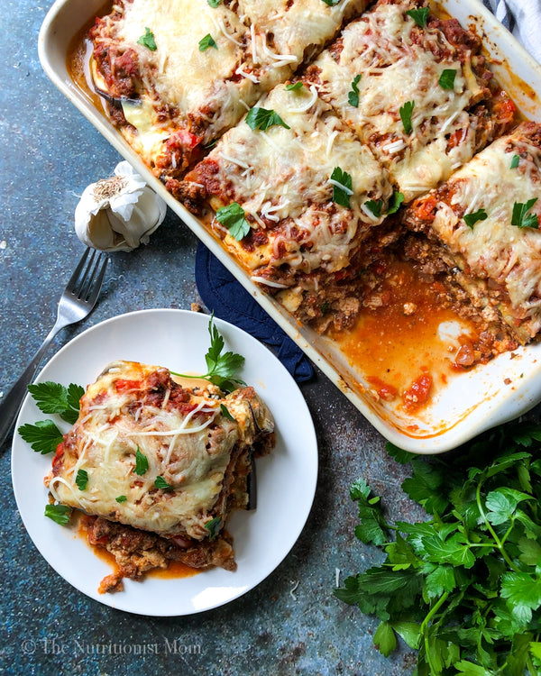 Keto Eggplant Lasagna - Low Carb & Gluten Free -Kicking Carbs