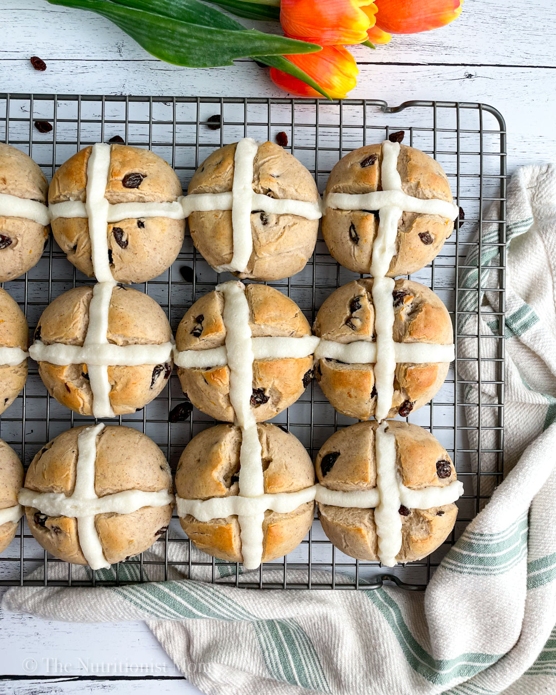 PROTEIN HOT CROSS BUNS (GLUTEN FREE, DAIRY FREE)