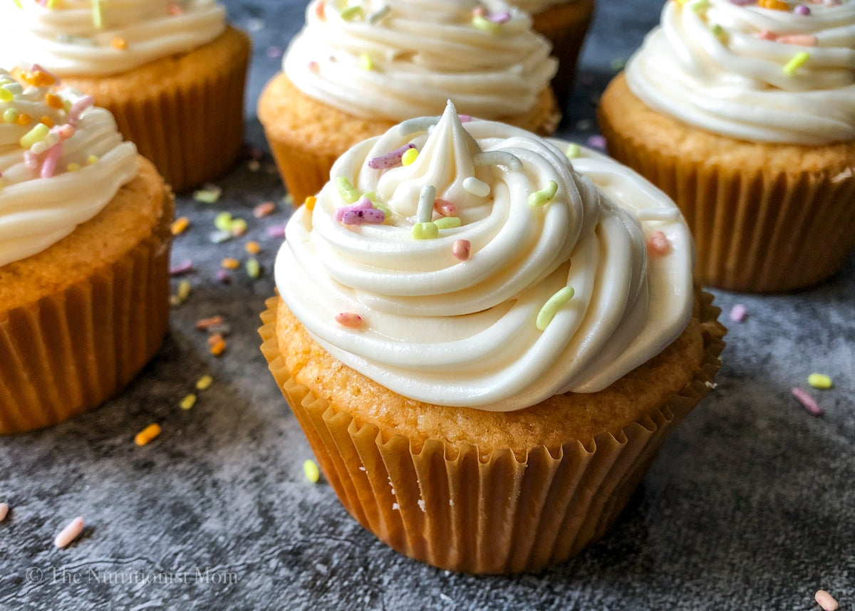 VANILLA COLLAGEN PROTEIN CUPCAKES