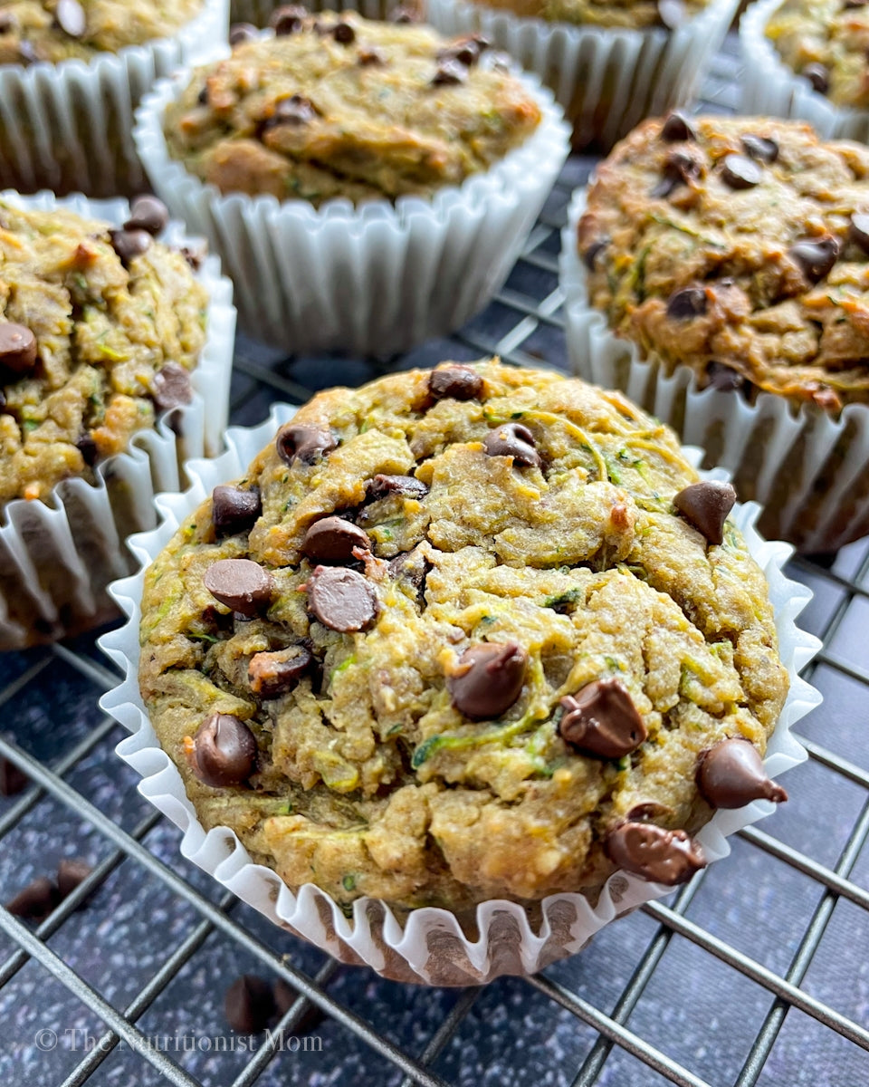 ZUCCHINI PROTEIN MUFFINS (VEGAN)