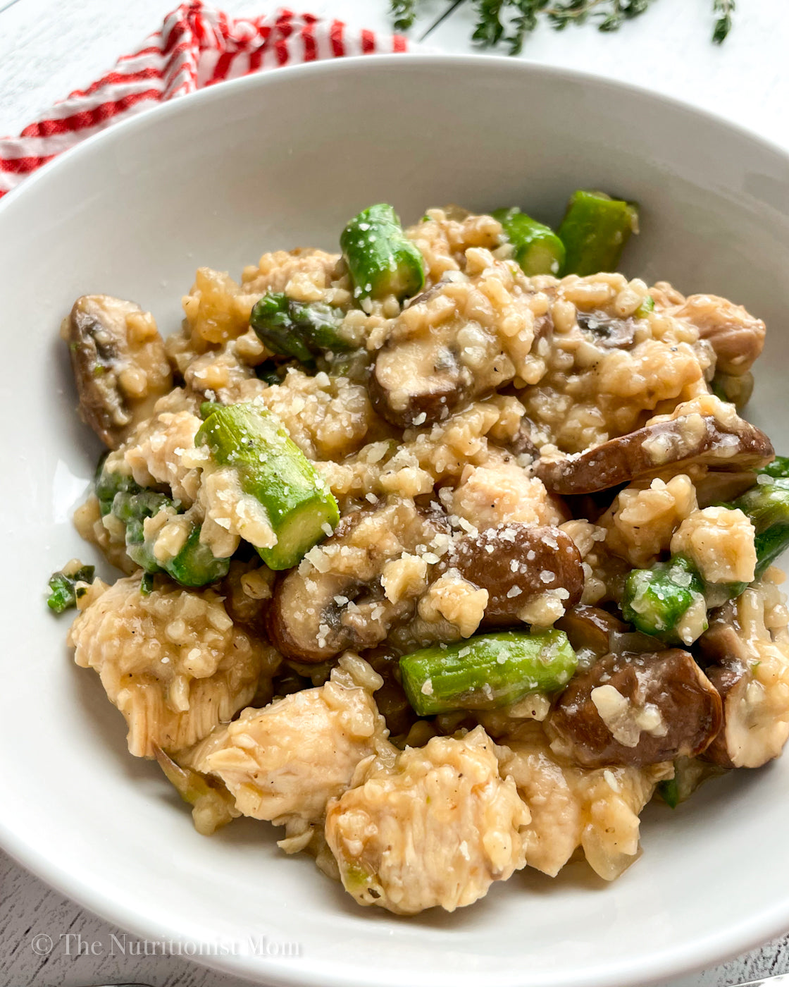 EASY CHICKEN VEGETABLE RISOTTO Nutritionist Mom