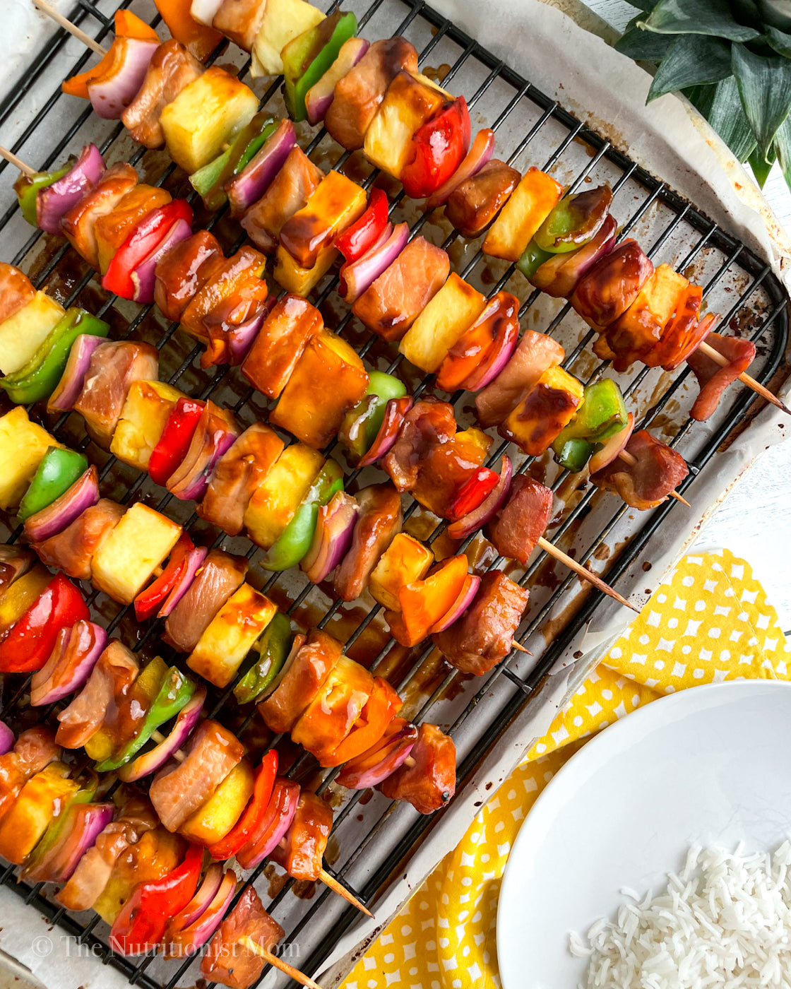 Pork kebabs with clearance pineapple