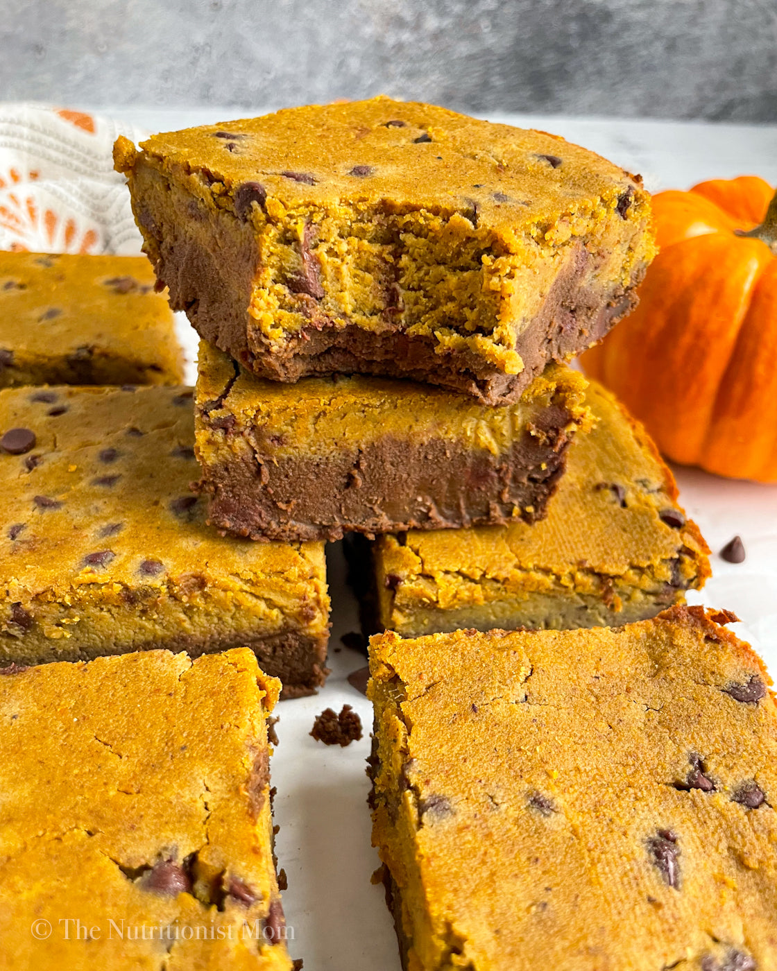 Flourless Pumpkin Protein Brownies (Vegan)