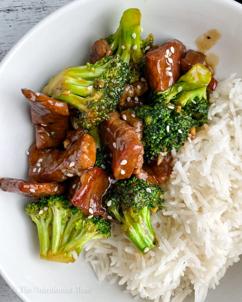 BEEF BROCCOLI (GLUTEN FREE) Nutritionist Mom