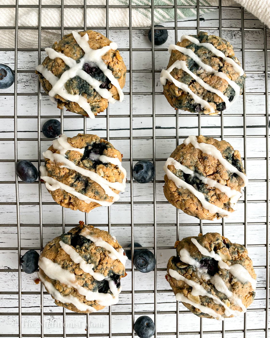 BLUEBERRY OATMEAL PROTEIN COOKIES (DAIRY FREE)