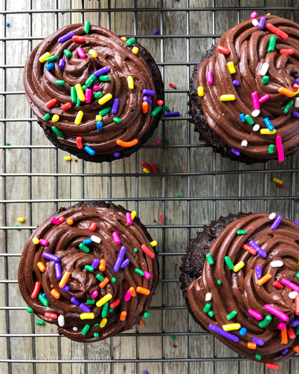 CHOCOLATE PROTEIN CUPCAKES