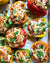 ITALIAN GROUND TURKEY STUFFED PEPPERS