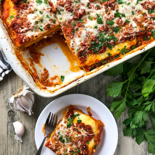 Low Carb Butternut Squash Lasagna