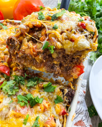 MEXICAN GROUND BEEF CASSEROLE - Nutritionist Mom
