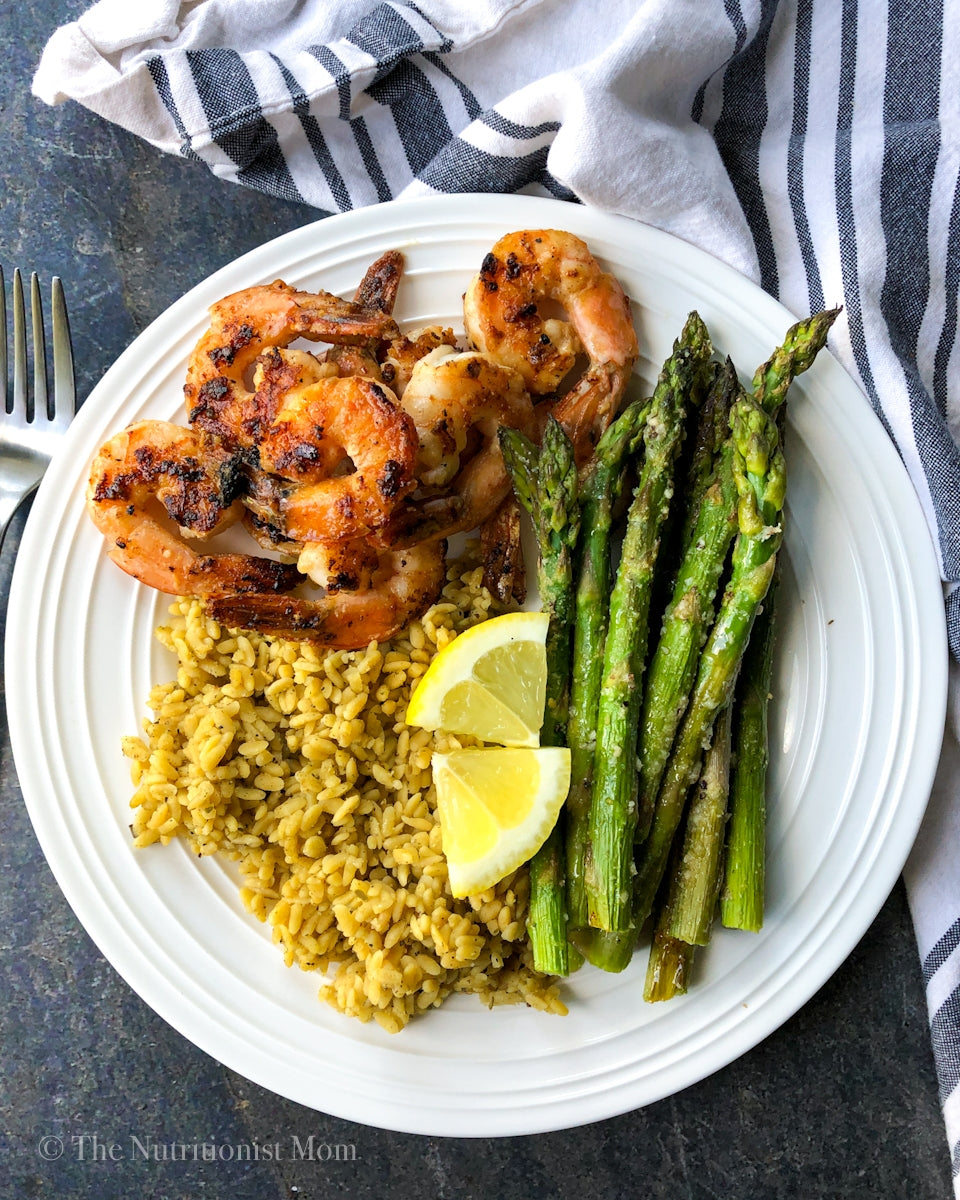 PARMESAN SHRIMP & ROASTED ASPARAGUS